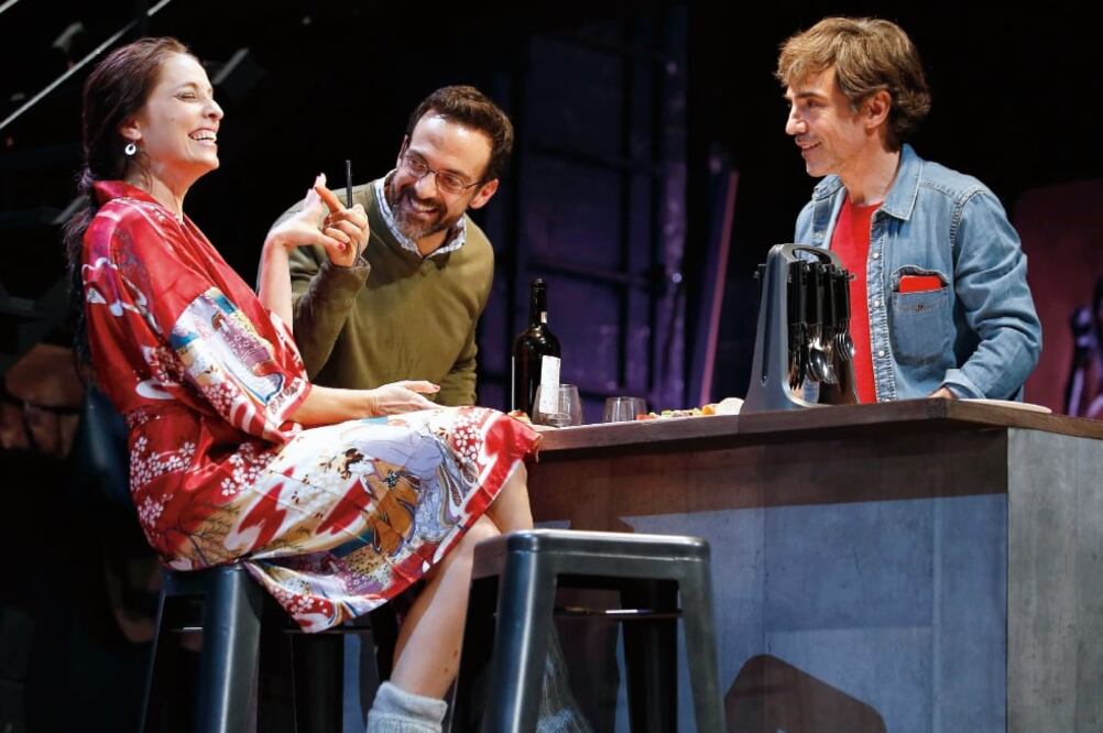 Yuriria del Valle, Pablo Perroni y Pablo Bracho protagonizan la obra. (AGUSTIN SALINAS. EL UNIVERSAL)