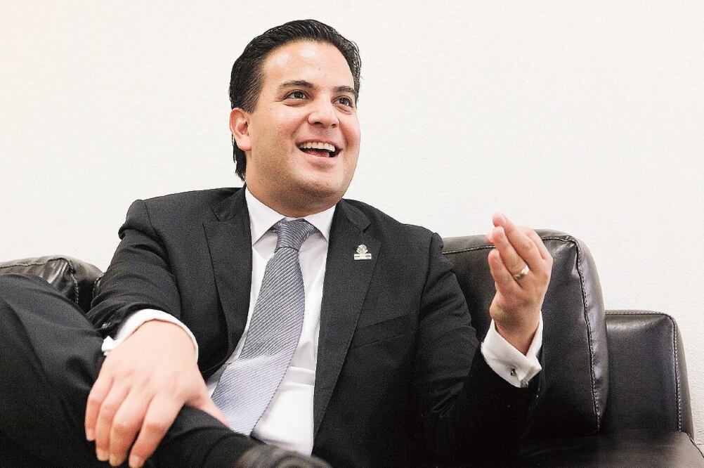 Damián Zepeda. Aspirante a secretario general del PAN (LUCÍA GODÍNEZ. EL UNIVERSAL)