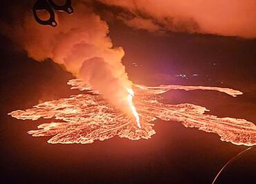 Volcán en Islandia entra en erupción por séptima vez en el año; no representa una amenaza para localidad de Reykjanes