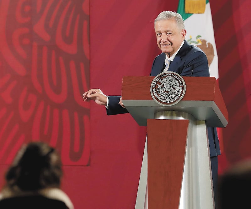 El Presidente dice que si la revocación de mandato le es adversa se va a Palenque. JUAN BOITES. EL UNIVERSAL