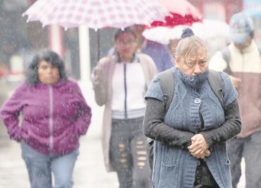 Se prevé caída de aguanieve, lluvias y tormentas en algunos estados