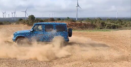 El Mercedes Clase G eléctrico que driftea en círculos