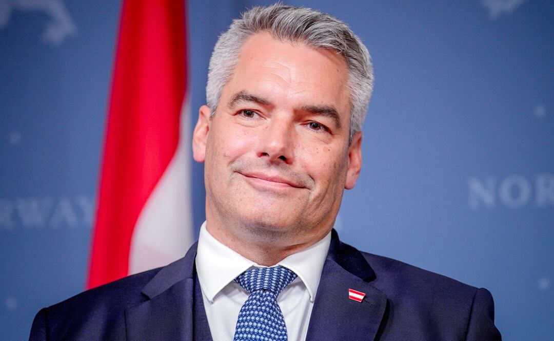 El canciller conservador austriaco, Karl Nehammer. Foto: EFE