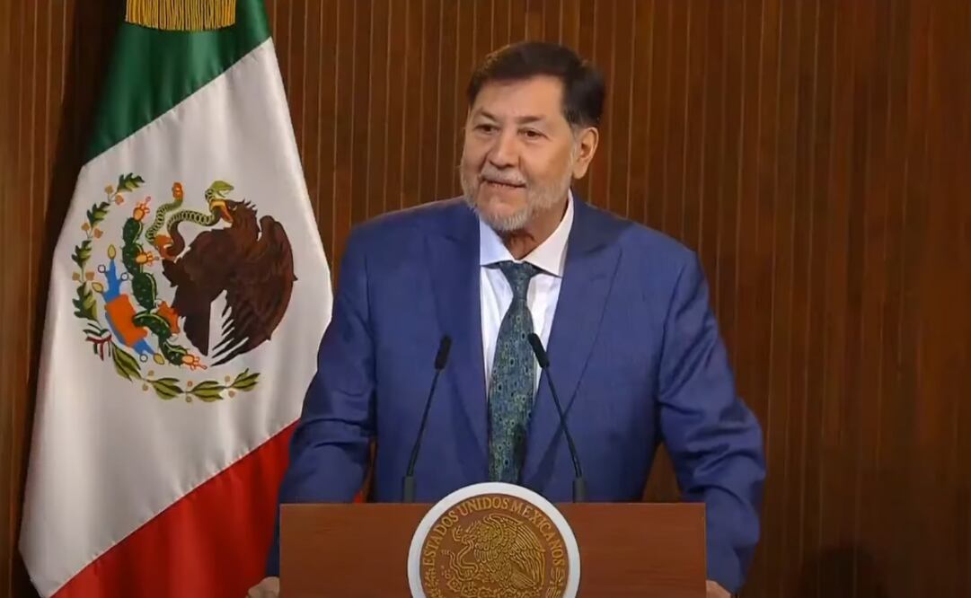 Gerardo Fernández Noroña, presidente del Senado, durante la conmemoración del 108 aniversario de la Constitución este 5 de febrero del 2025. Foto: Captura de pantalla