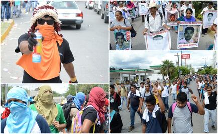 Marchan en Chilpancingo padres de los 43 y la CETEG