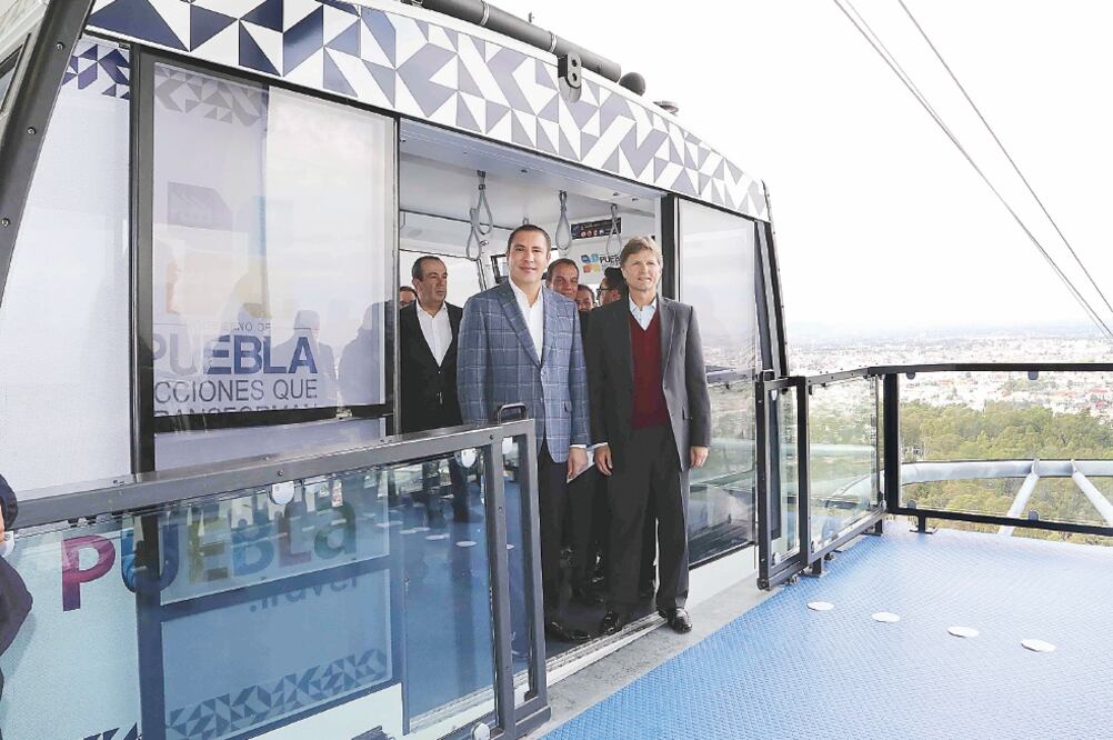Se invirtieron 359 millones 249 mil pesos para la construcción del teleféric o, el cual generó tres mil 250 empleos y tiene 688 metros de longitud (ESPECIAL)