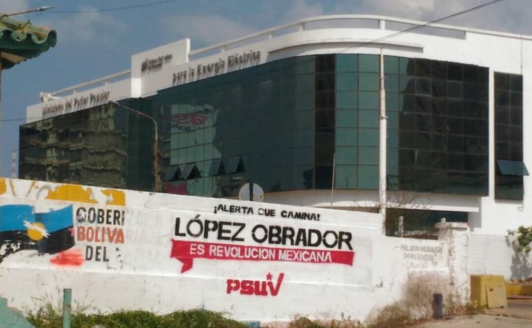 AMLO: bardas pintadas en Venezuela, por guerra sucia