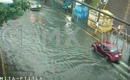 Por lluvias, se reportan más de 20 inundaciones en CDMX