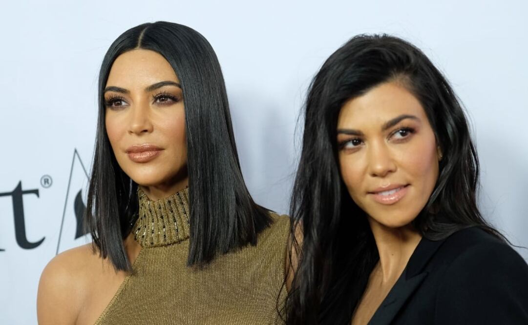 Kourtney (d) cumplió 38 años Foto: AFP