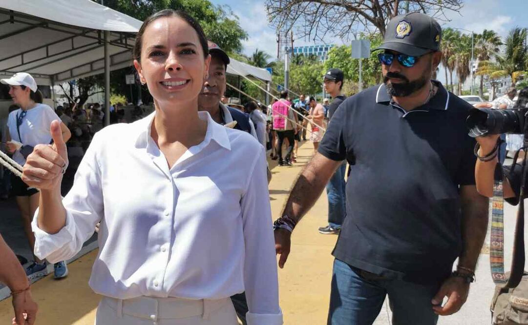 Presidenta municipal de Cancún, Ana Patricia Peralta. Foto: Adriana Varillas/EL UNIVERSAL