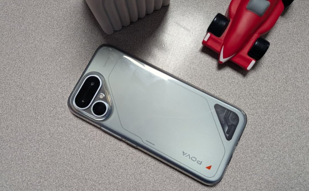 POVA Curve 2 5G: un celular con potente batería y súper delgado. Imagen: Paloma Vega