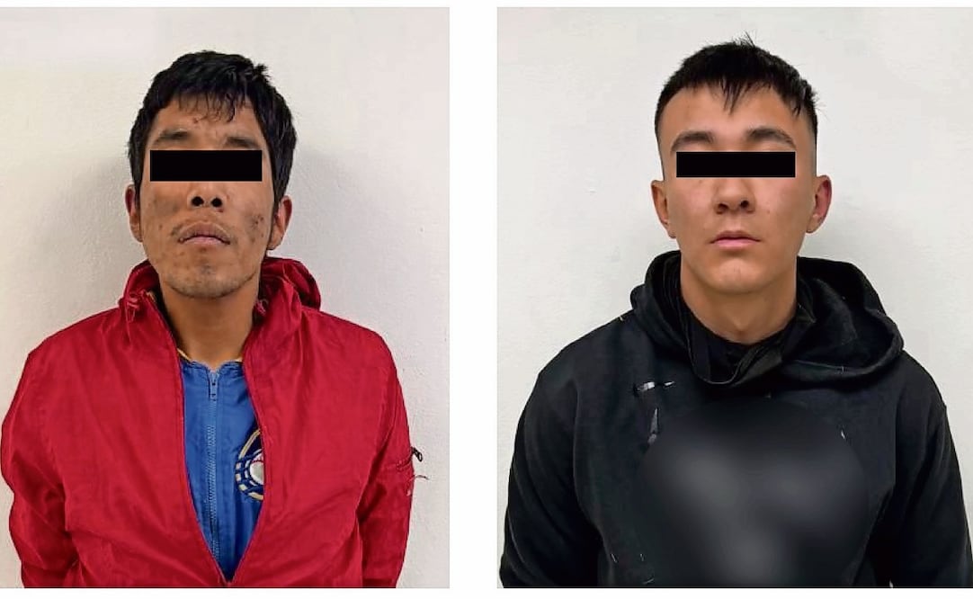 Los detenidos portaban una punta metálica, un desarmador y dinero en efectivo, así como la motocicleta en la que se dieron a la fuga. Foto: Especial