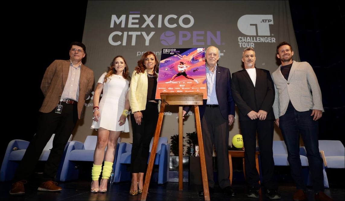 Se presentó la nueva edición del México City Open / Foto: Cortesía