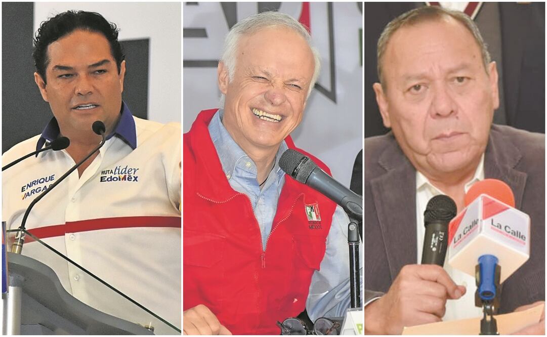 Enrique Vargas (PAN), Eric Sevilla (PRI) y Jesús Zambrano (PRD) presentaron sus agendas en el Edomex.