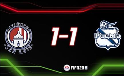 Atlético de San Luis y Puebla empatan en cierre de Jornada 10 de eLiga MX