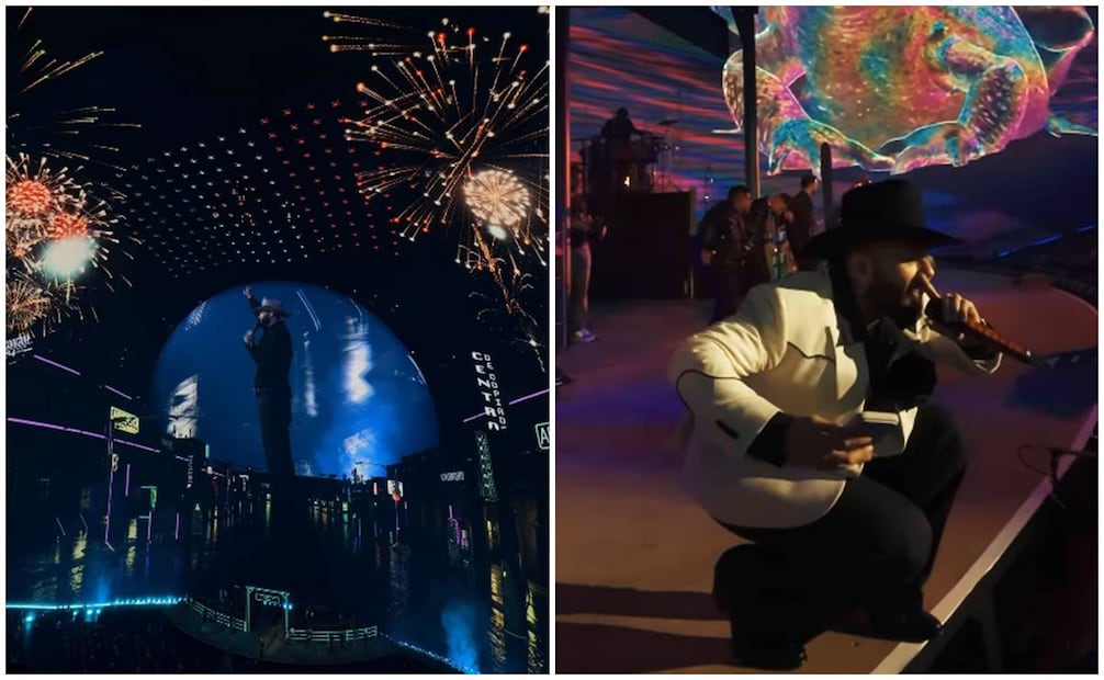 Carín León debuta en The Sphere de Las Vegas y hace vibrar a miles con “La Boda del Huitlacoche”.