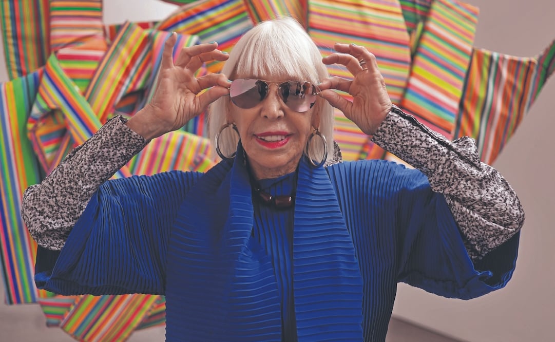 “Estamos en un mundo multidimensional en el que se acepta todo”: Marta Minujín. Foto: de Fernanda Rojas. El Universal