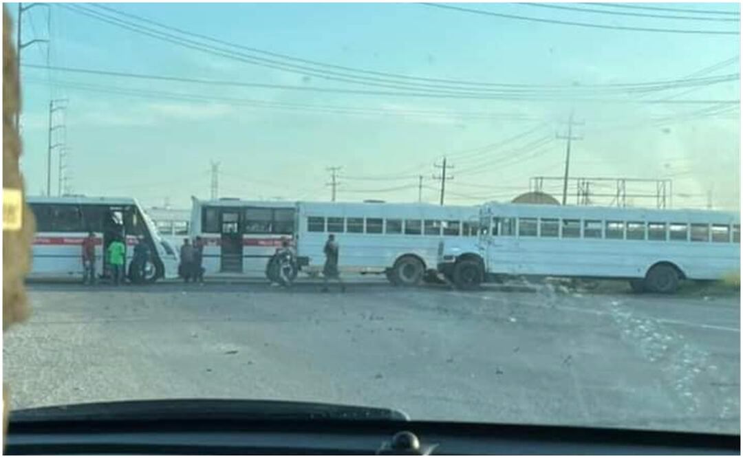 Los bloqueos se registraron a la altura de la antigua aduana de Reynosa; por el Parque Eólico "El Cortijo"; en la colonia Rincón de las Flores; colonia Las Pirámides; Fraccionamiento San Francisco, y Ejido El Charco. Foto: Especial