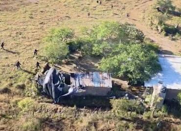 Desmantelan narcolaboratorio en Sierra de Morones, Zacatecas; decomiso podría alcanzar la media tonelada de metanfetaminas