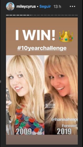 Miley Cyrus impacta con su nuevo look al estilo Hannah Montana