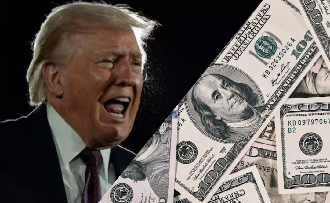 La firma de Trump aparecerá en billetes de dólar por el 250 aniversario de EU. Foto: Collage