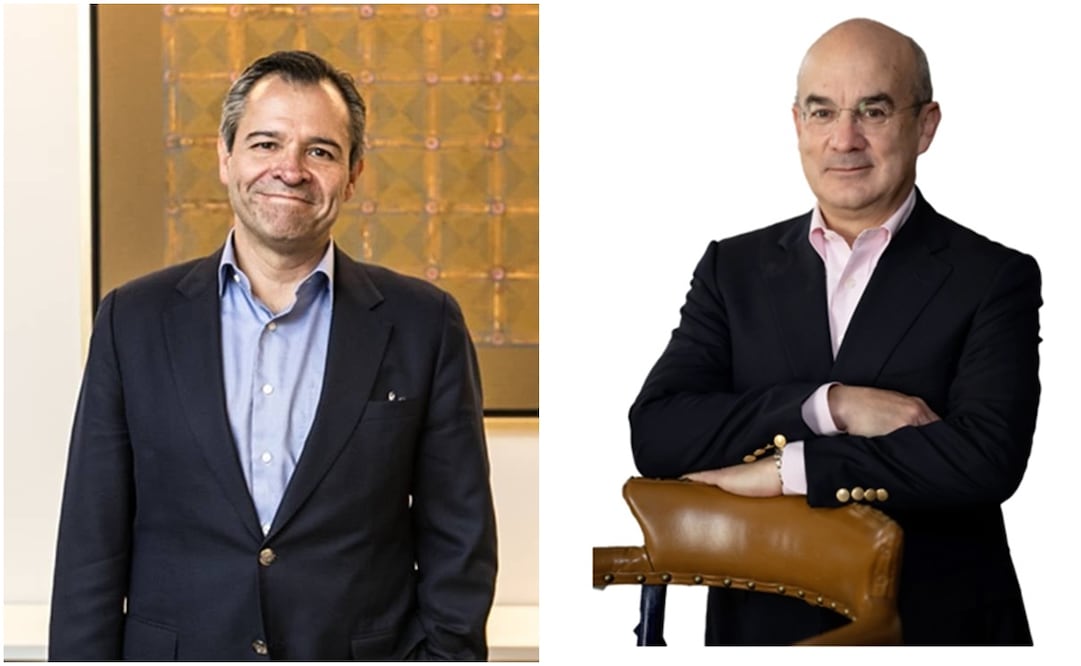 A la izquierda, Manuel Romo, director general de Banamex. A la derecha, el próximo director de Citi México, Álvaro Jaramillo Escallón. Fotos: Archivo EL UNIVERSAL / Especial