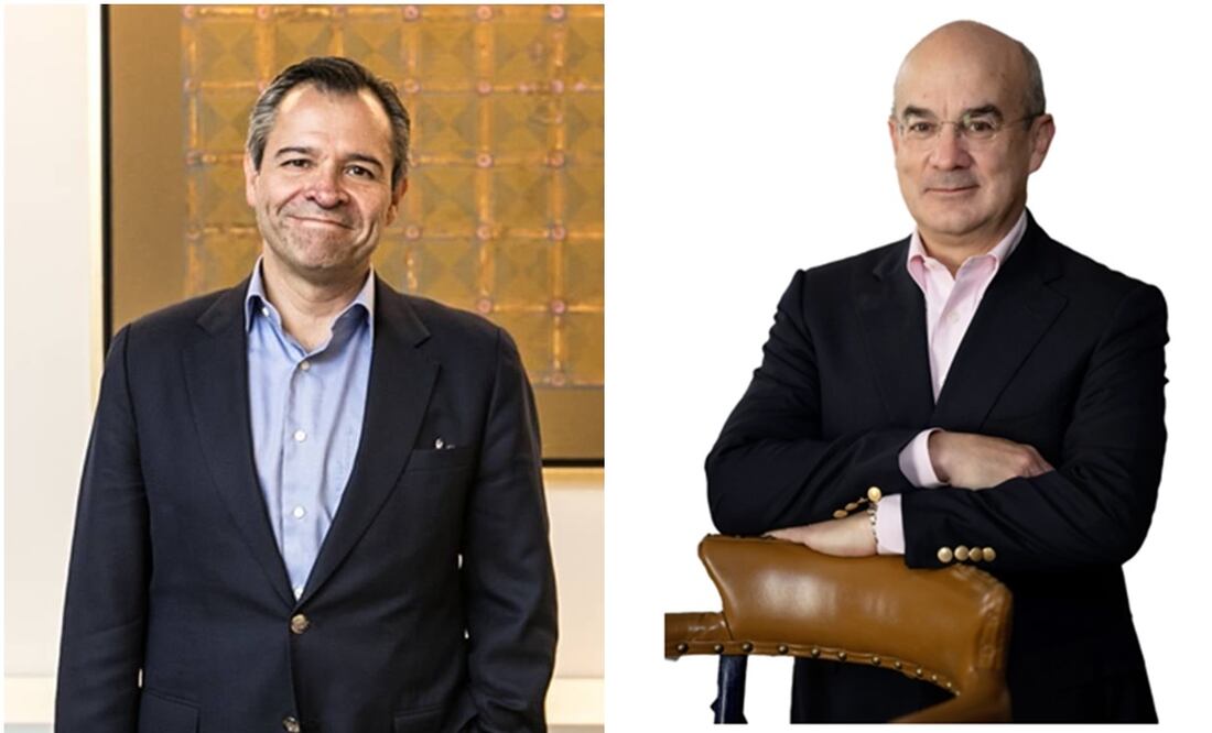 A la izquierda, Manuel Romo, director general de Banamex. A la derecha, el próximo director de Citi México, Álvaro Jaramillo Escallón. Fotos: Archivo EL UNIVERSAL / Especial