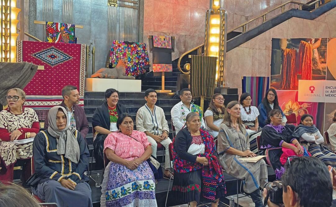 En la presentación de Original, Marina Núñez, subsecretaria de Desarrollo Cultural de la Secretaría de Cultura, aseguró que se mantendrá en su cargo hasta el final del encuentro artesanal que se realizará en el Complejo Cultural Los Pinos. Foto: Secretaría de Cultura