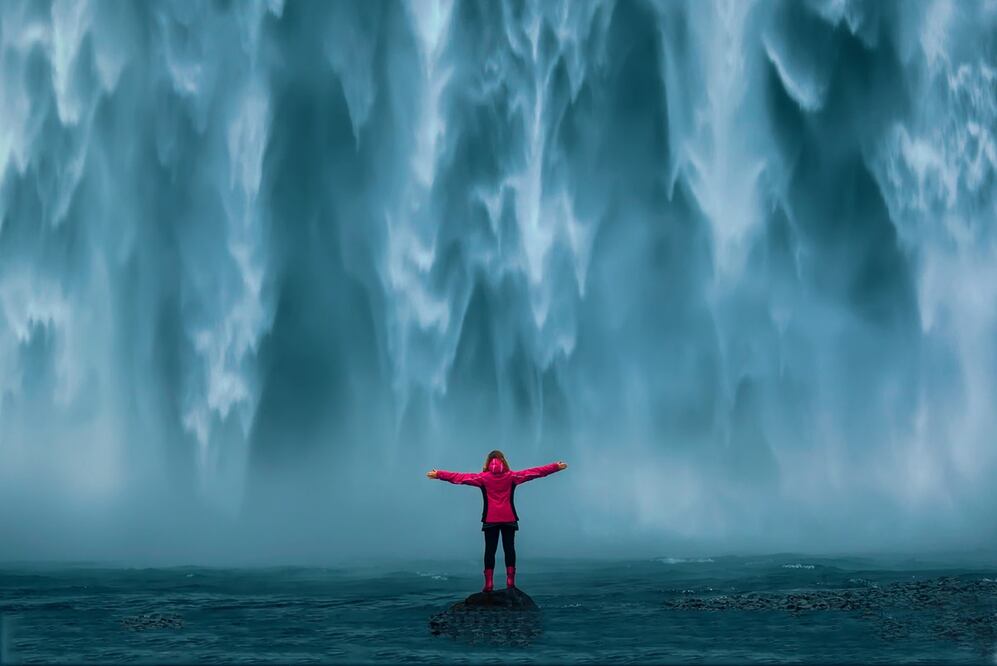La cascada Skogafoss. Foto: iStock