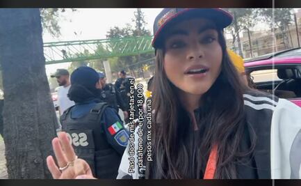 Influencer colombiana denuncia intento de robo por parte de un taxista en CDMX; quería cobrarle 18 mil pesos