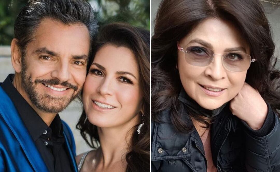 Eugenio Derbez, Alessandra Rosaldo y Victoria Ruffo. Foto: producción El Universal