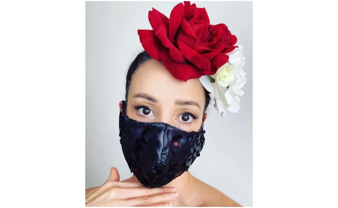 El cubrebocas, parte de la nueva normalidad. Foto: Instagram Natalia Sosa