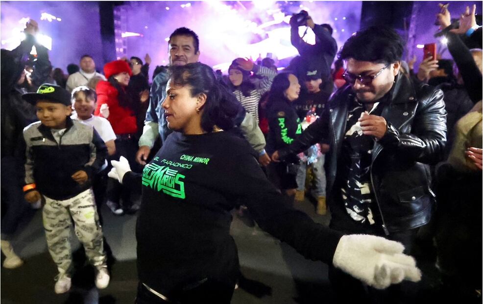 La Ciudad de México recibe al Nuevo Año 2025 con Polymarchs. Foto: Berenice Fregoso/EL UNIVERSAL
