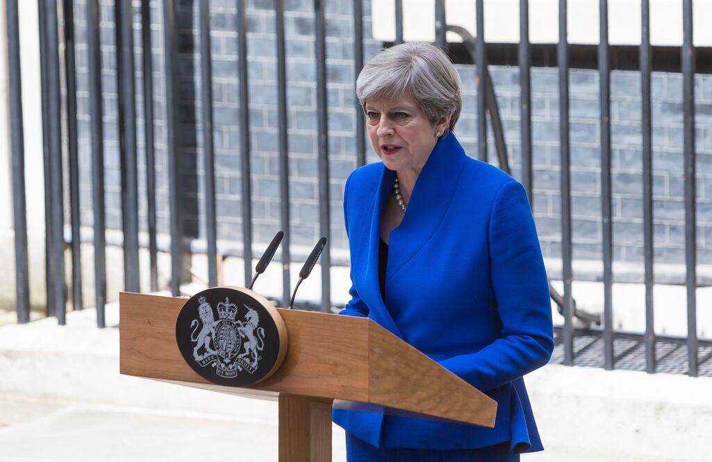 La primera ministra de Reino Unido, Theresa May.(Foto: XINHUA)