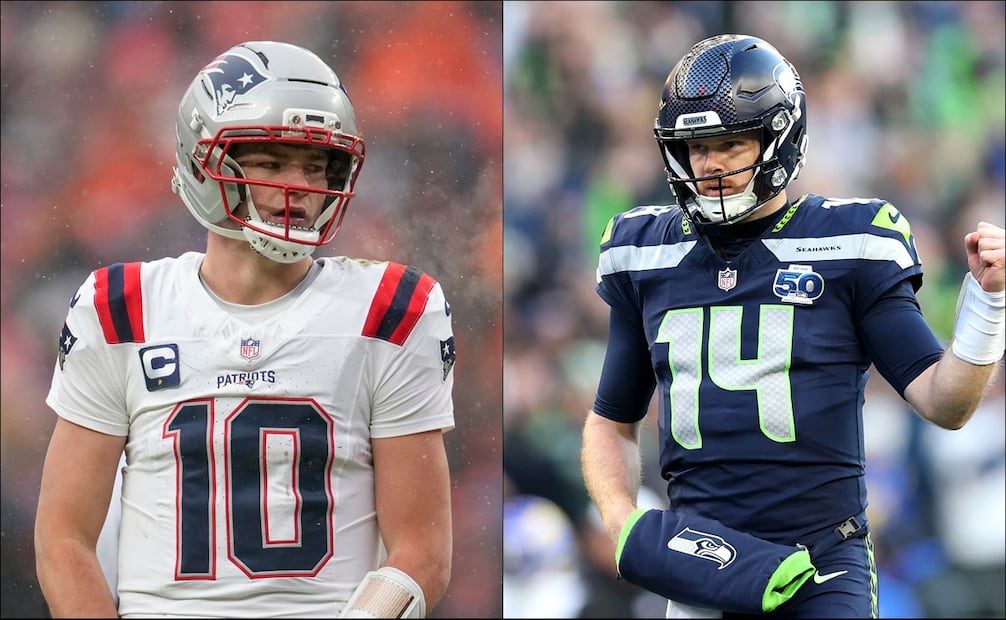 Drake Maye y Sam Darnold se enfrentarán en el Super Bowl LX / Foto: Especiales