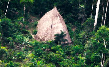 Video. Captan con drones a tribu aislada en selva de Brasil