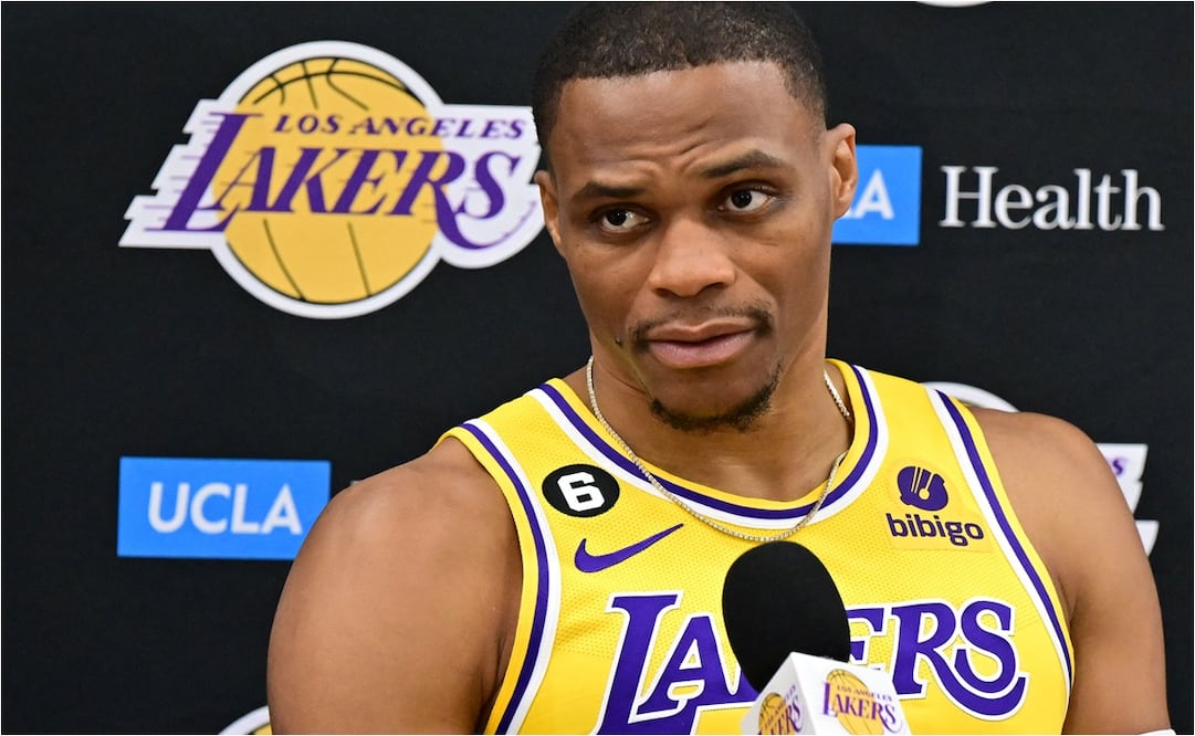 El base del equipo angelino habló en conferencia de prensa previo al inicio de pretemporada / Foto: AFP