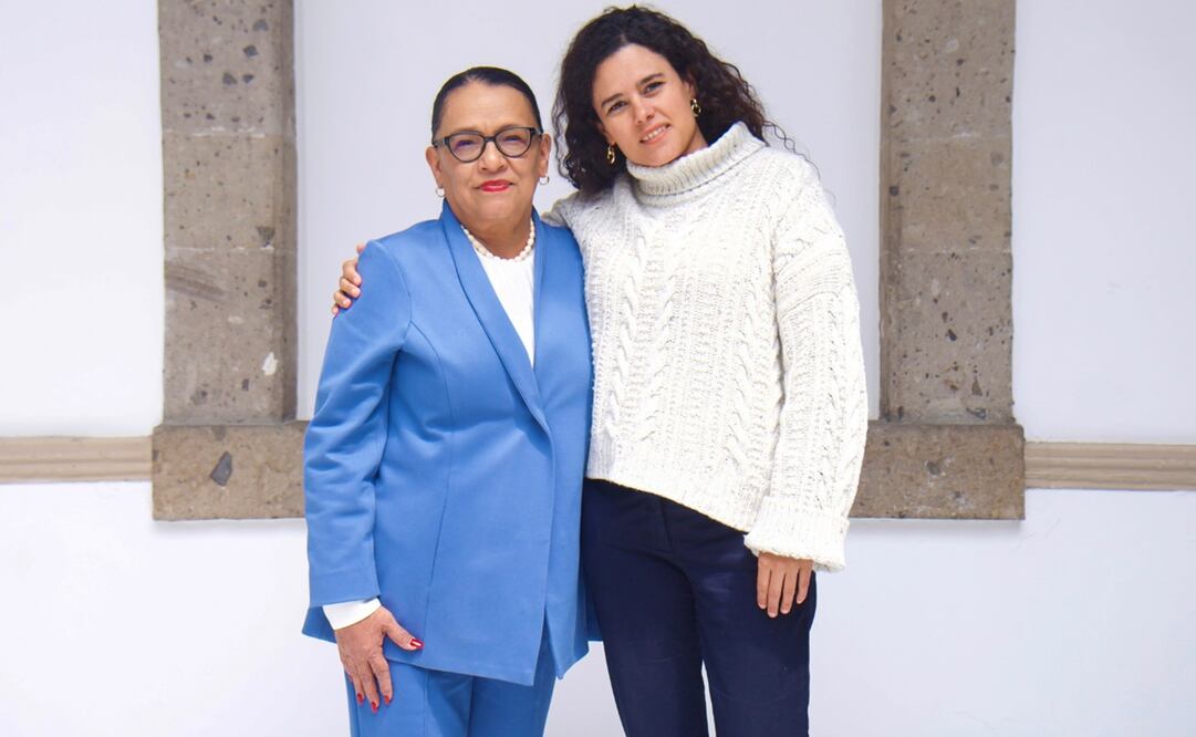 Luisa María Alcalde y Rosa Icela Rodríguez inician proceso de transición en Segob. Foto: X @luisaalcalde