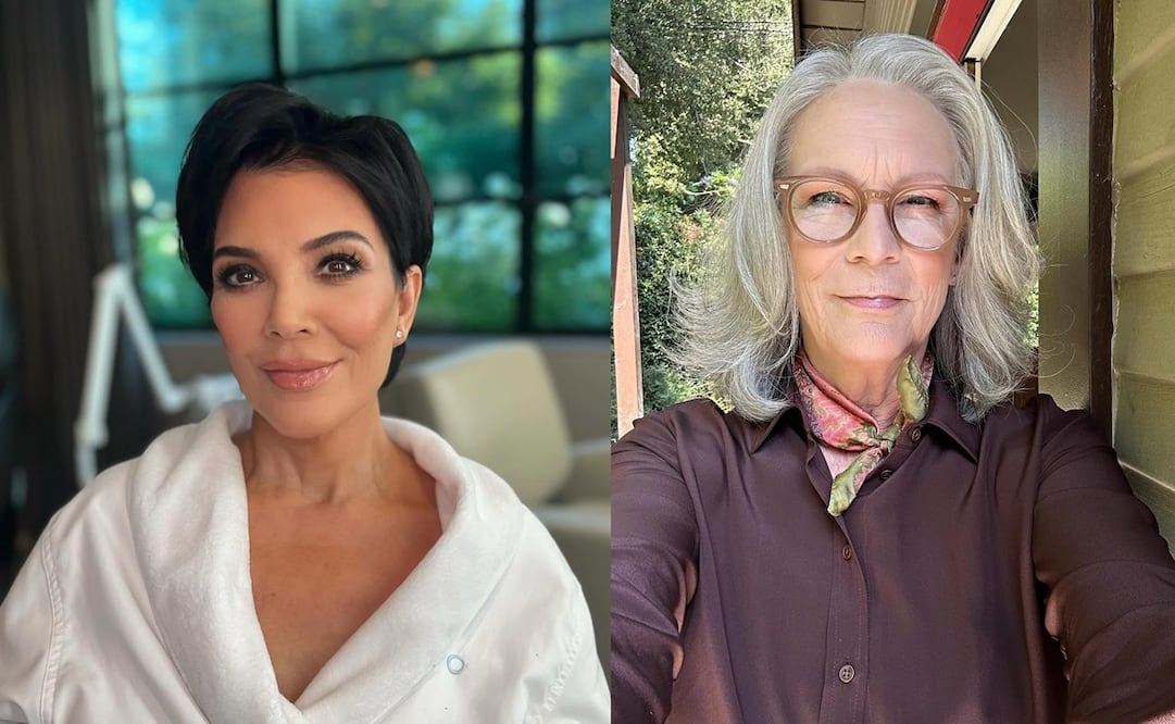 El cabello corto suele ser más fácil de peinar y de mantener cuando se llega a una edad madura. Foto: Facebook Kris Jenner / Jamie Lee Curtis