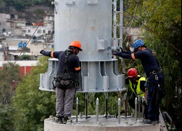 FOTOS: Así van los trabajos de la Línea 3 del Mexicable; inician instalación de 62 postes de la nueva ruta
