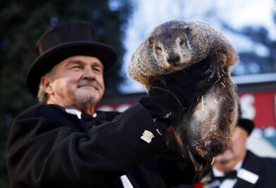 Marmota 'Phil' pronostica 6 semanas más de invierno