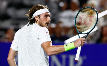 Stefanos Tsitsipas clasifica a los cuartos de final y dona otros 5 mil dólares a Acapulco