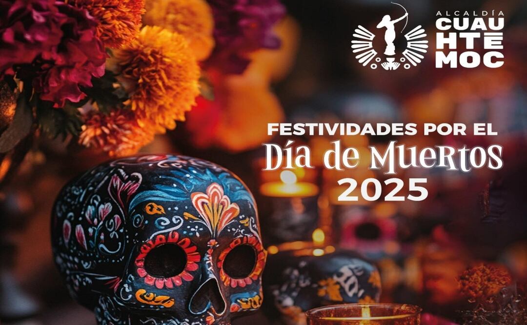 Cuauhtémoc celebra el Día de Muertos con desfiles, ofrendas y talleres culturales. Foto: Especial