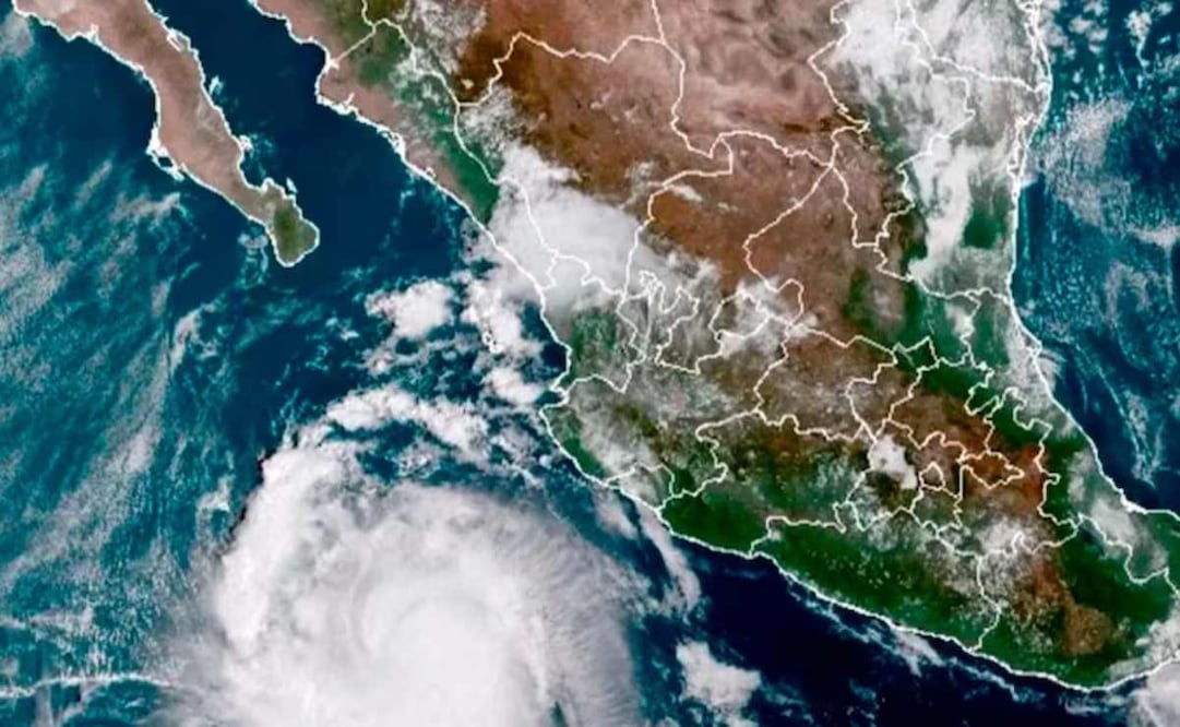 Tormenta tropical ‘Karina’ se formó en el océano Pacífico. Foto: AFP
