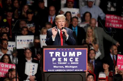 Trump: Victoria de Clinton en elecciones dejaría a EU en crisis