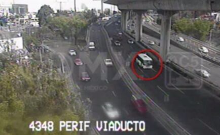 Captan ruta del autobús de porros de Periférico a CU