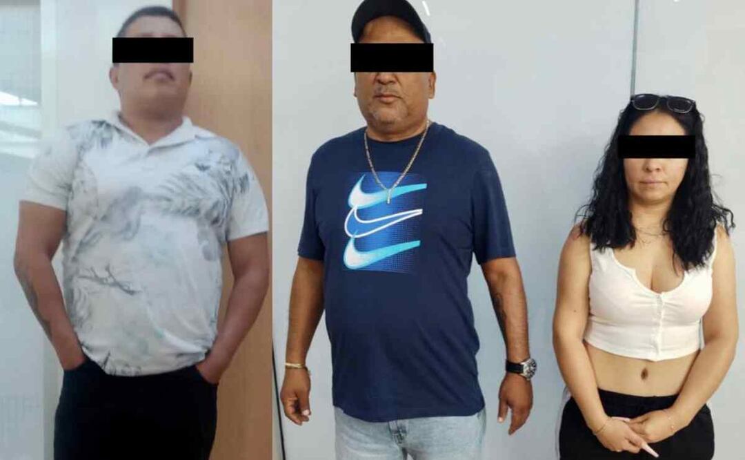 Fueron detenidos José Carmelo, de 53 años de edad, y Abigail de 34, quienes portaban dos armas de fuego. Foto: Especial