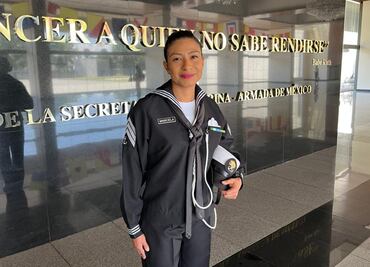 8M: Ella es Marcela Villa, enfermera de la Marina Villa; atendió a elementos que combaten la delincuencia organizada