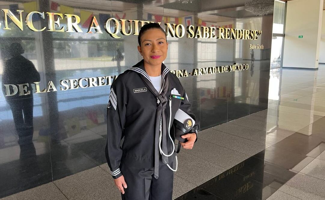 Marcela Villa Cedros, enfermera naval. Foto: Manuel Espino / EL UNIVERSAL