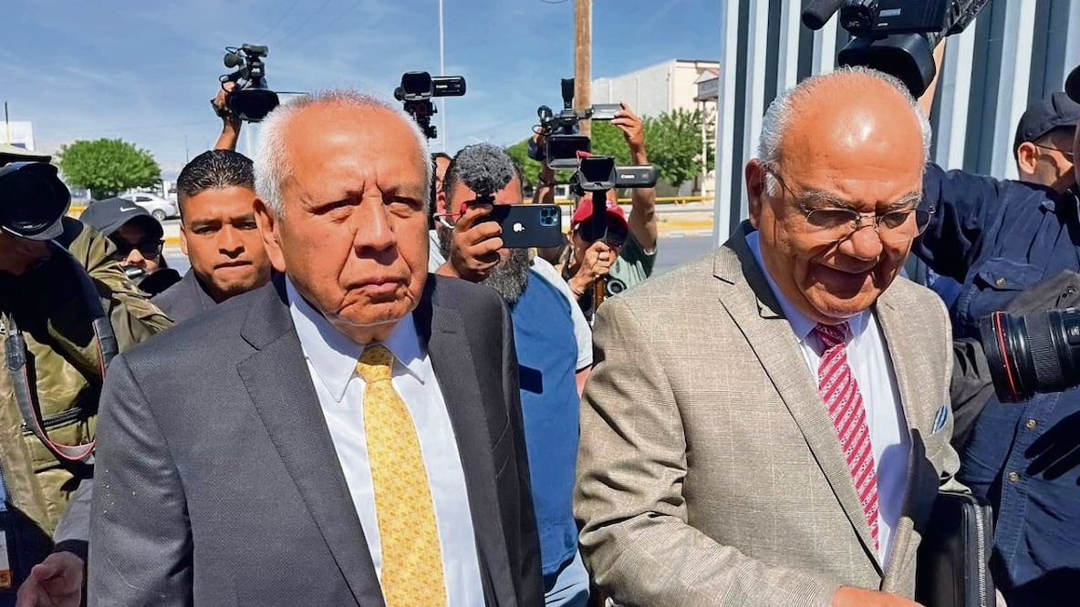 El comisionado del Instituto Nacional de Migración, Francisco Garduño Yáñez, compareció en el Centro de Justicia Penal Federal de Chihuahua. Foto: Especial